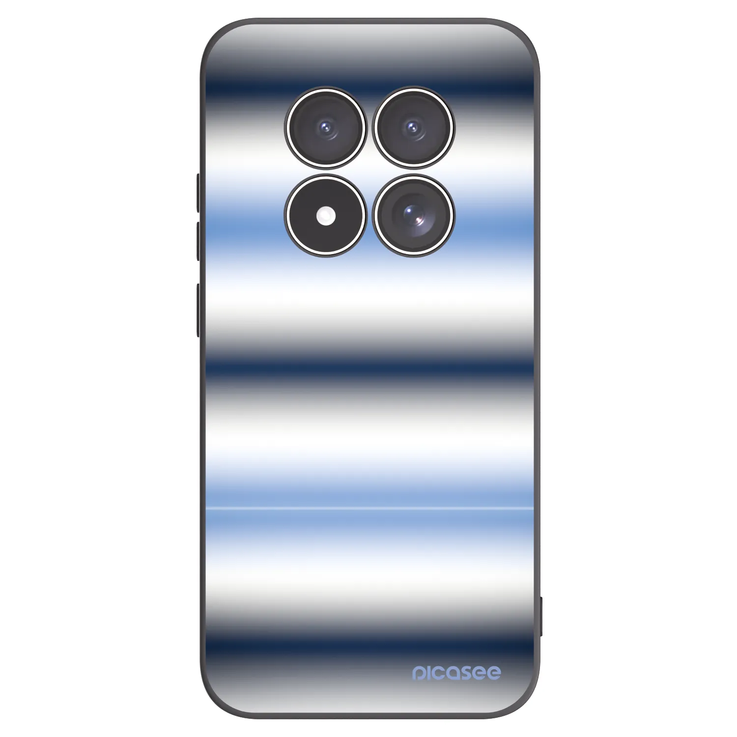 Picasee Μαύρη θήκη σιλικόνης για Xiaomi Redmi Note 15 Pro 4G - Static Lines