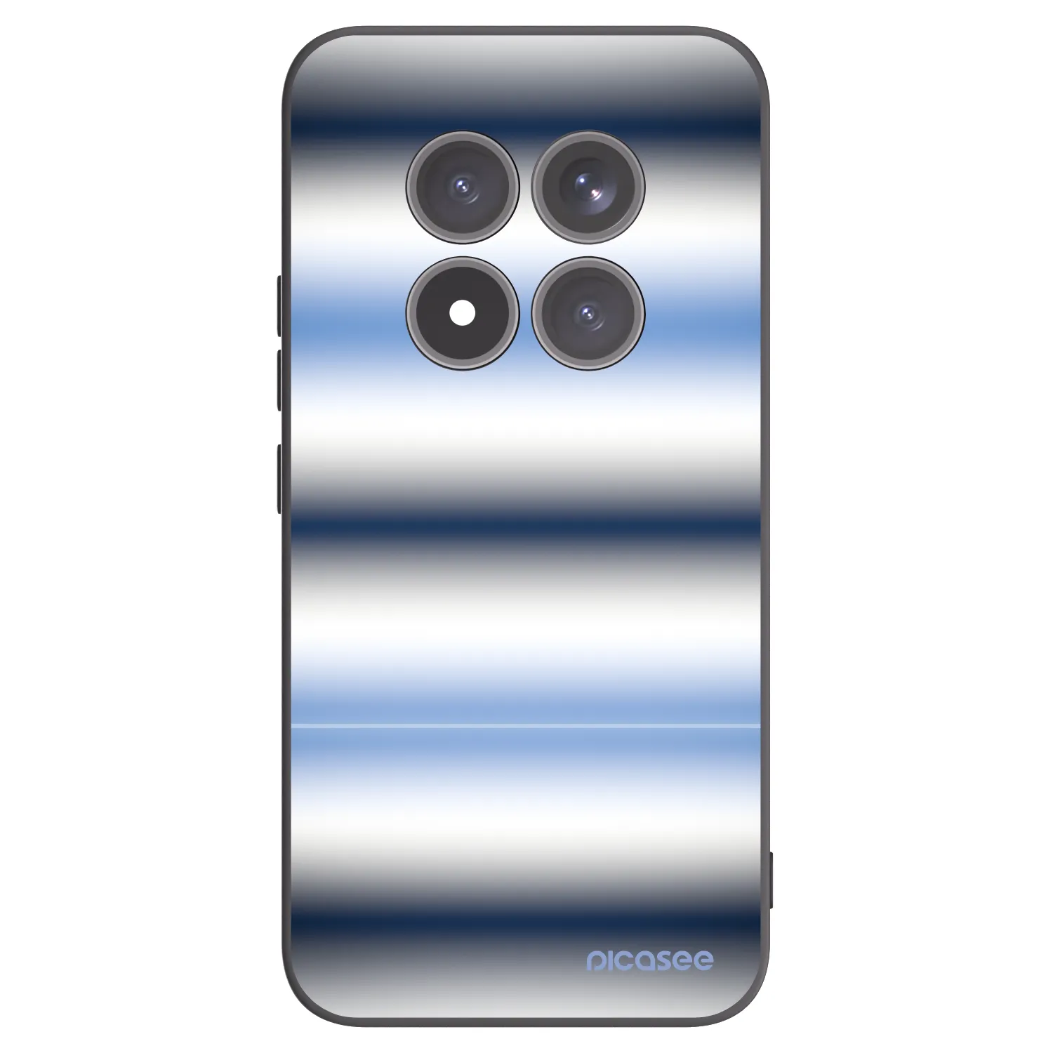 Picasee Μαύρη θήκη σιλικόνης για Xiaomi Redmi Note 15 Pro+ - Static Lines