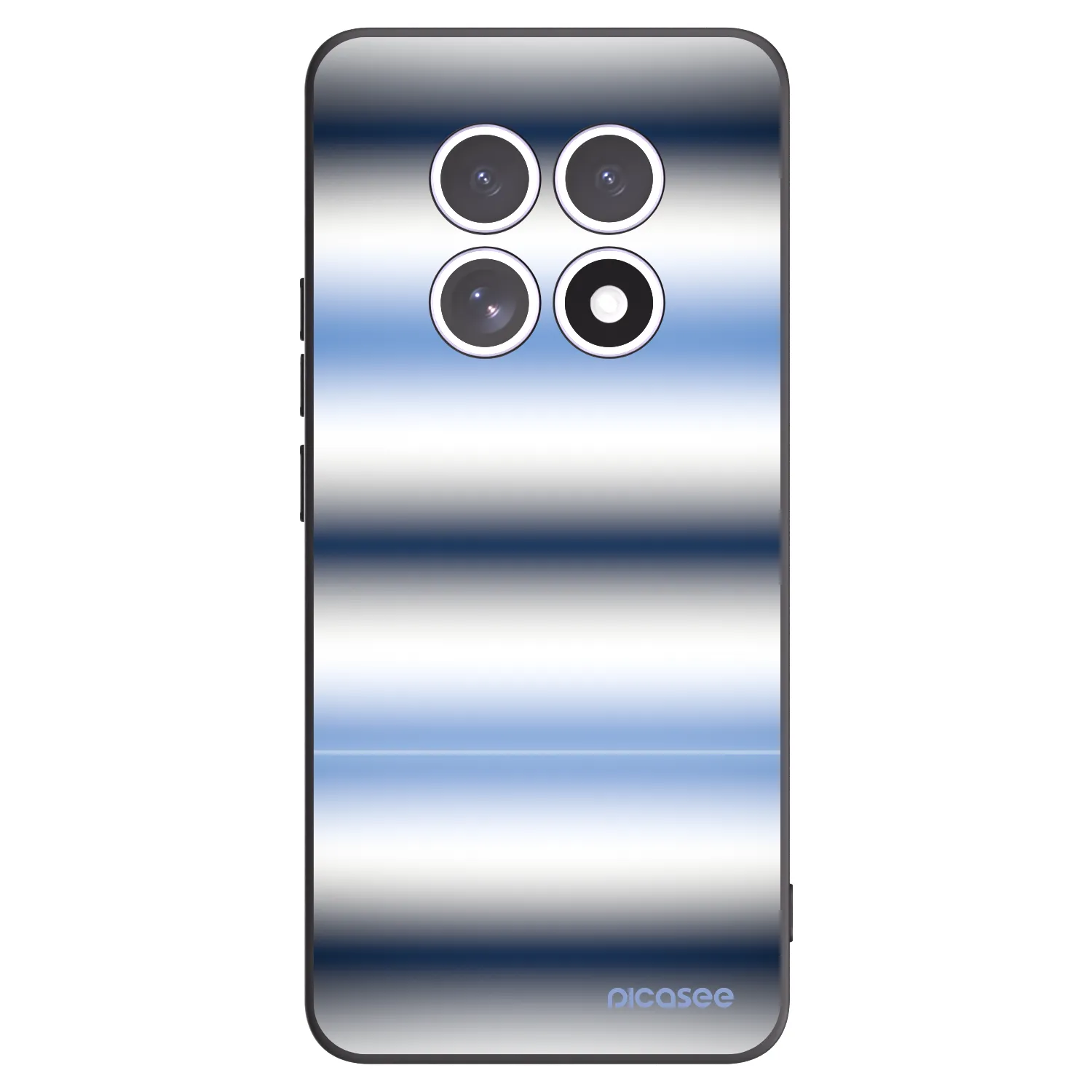 Picasee Μαύρη θήκη σιλικόνης για Xiaomi Redmi Note 15 - Static Lines