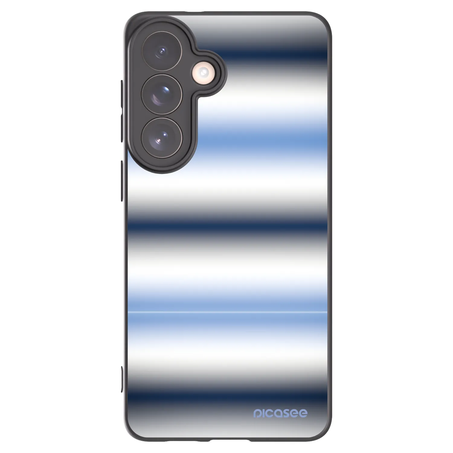 Picasee Μαύρη θήκη σιλικόνης για Samsung Galaxy S26+ - Static Lines