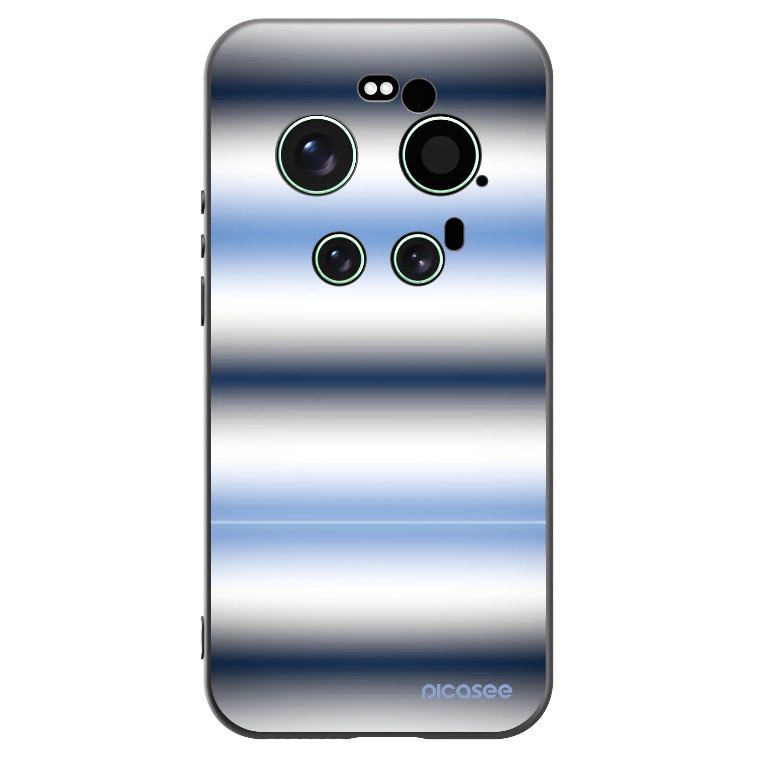 Picasee Μαύρη θήκη σιλικόνης για Xiaomi 17 Ultra - Static Lines