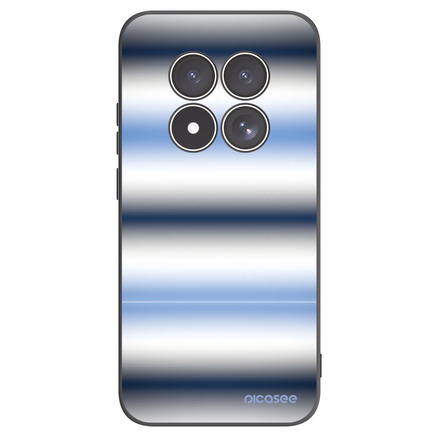 Picasee Μαύρη θήκη σιλικόνης για Xiaomi Redmi Note 15 Pro 5G - Static Lines