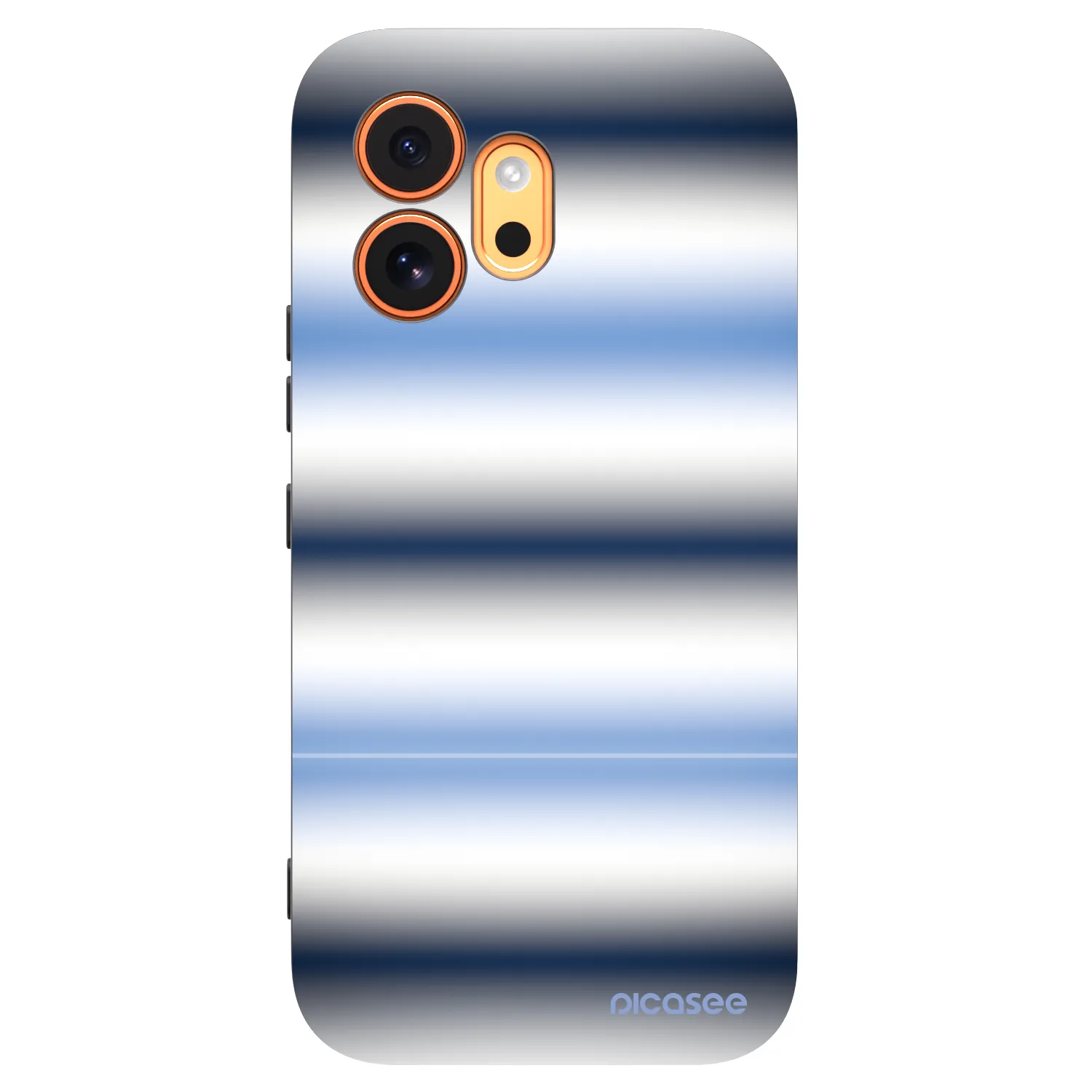 Picasee Μαύρη θήκη σιλικόνης για Honor 600 - Static Lines