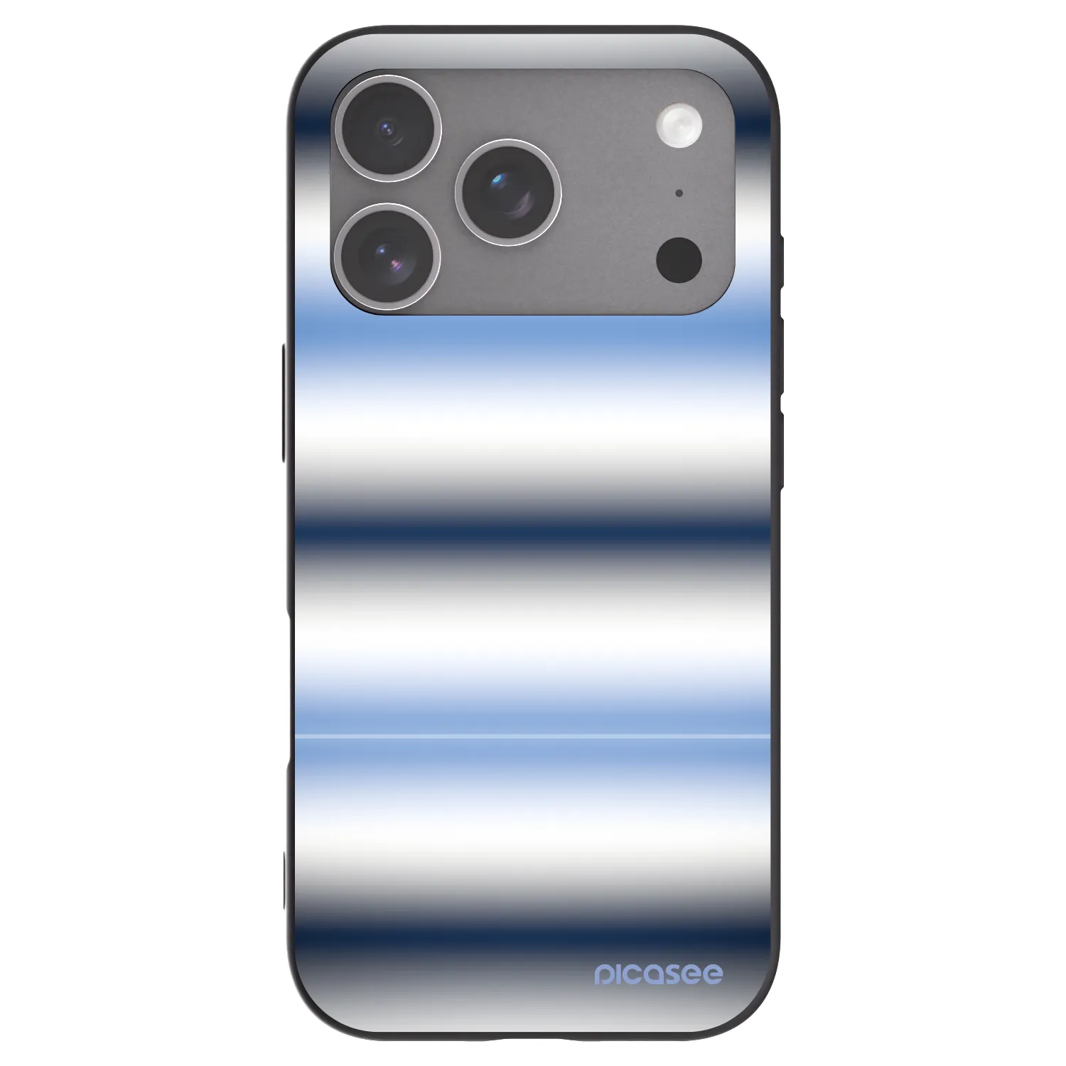Picasee Μαύρη θήκη σιλικόνης για Apple iPhone 18 Pro - Static Lines