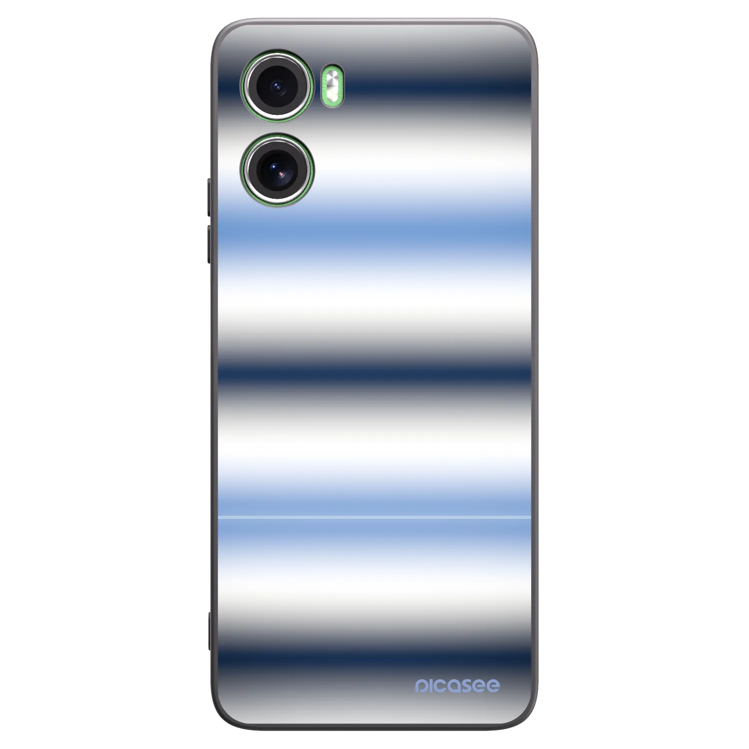 Picasee Μαύρη θήκη σιλικόνης για Motorola Moto G06 - Static Lines