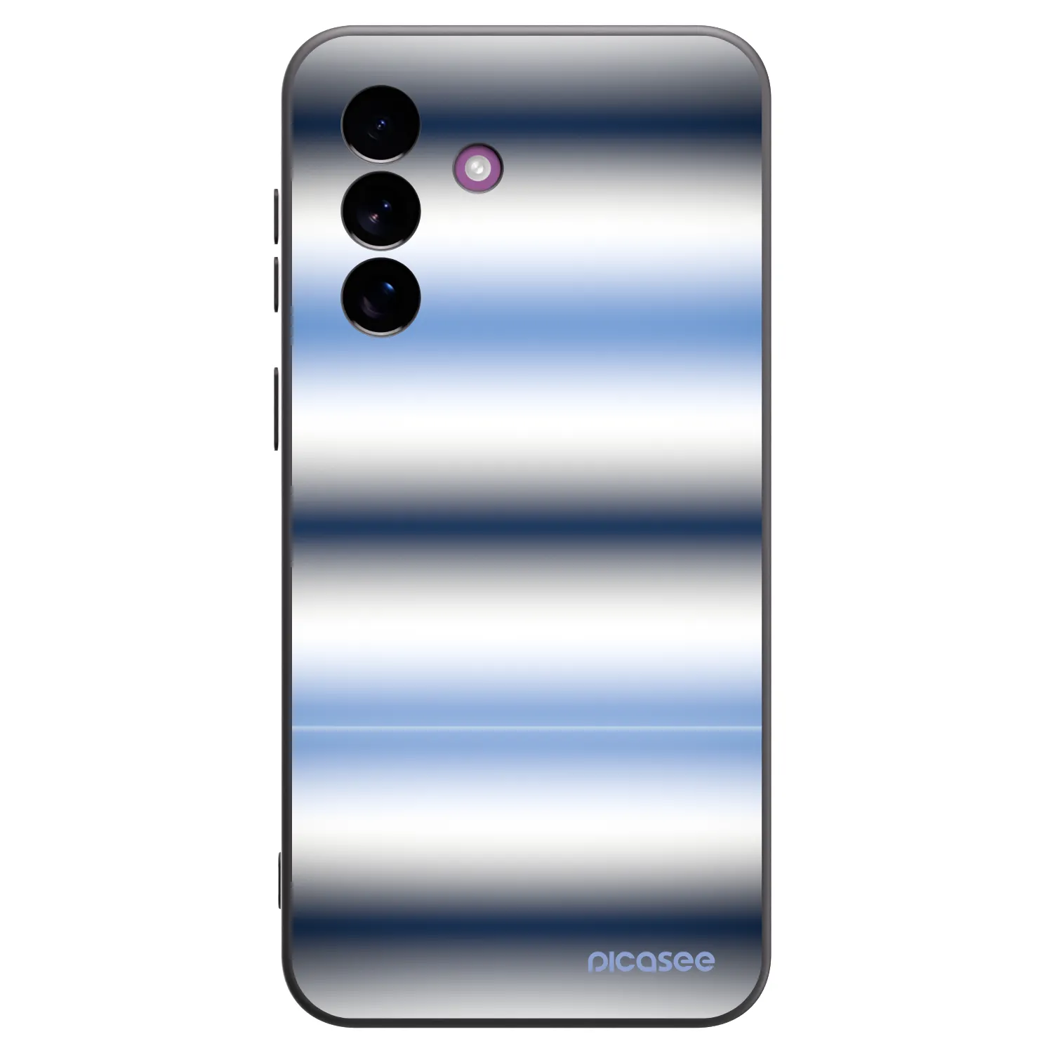 Picasee Μαύρη θήκη σιλικόνης για Samsung Galaxy A37 - Static Lines