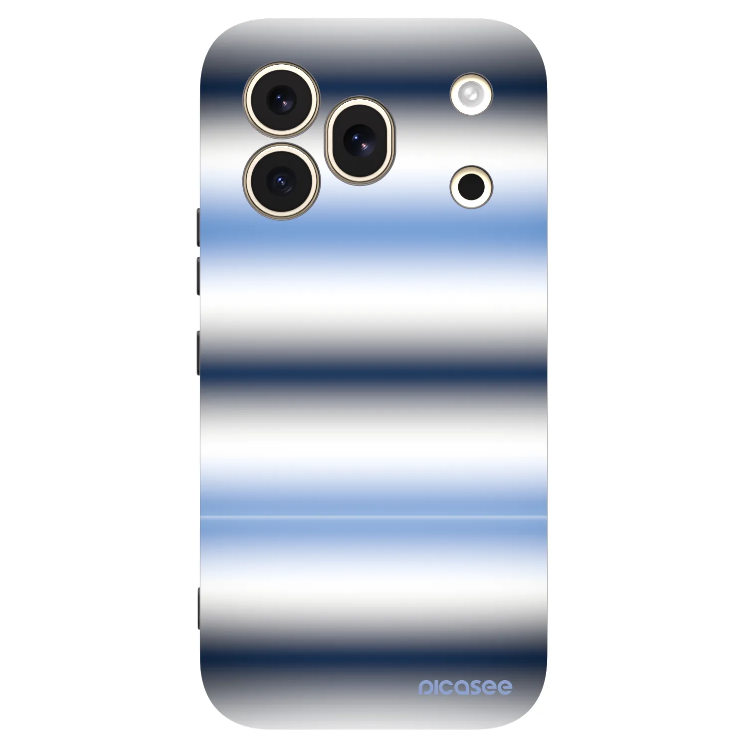 Picasee Μαύρη θήκη σιλικόνης για Honor 600 Pro - Static Lines
