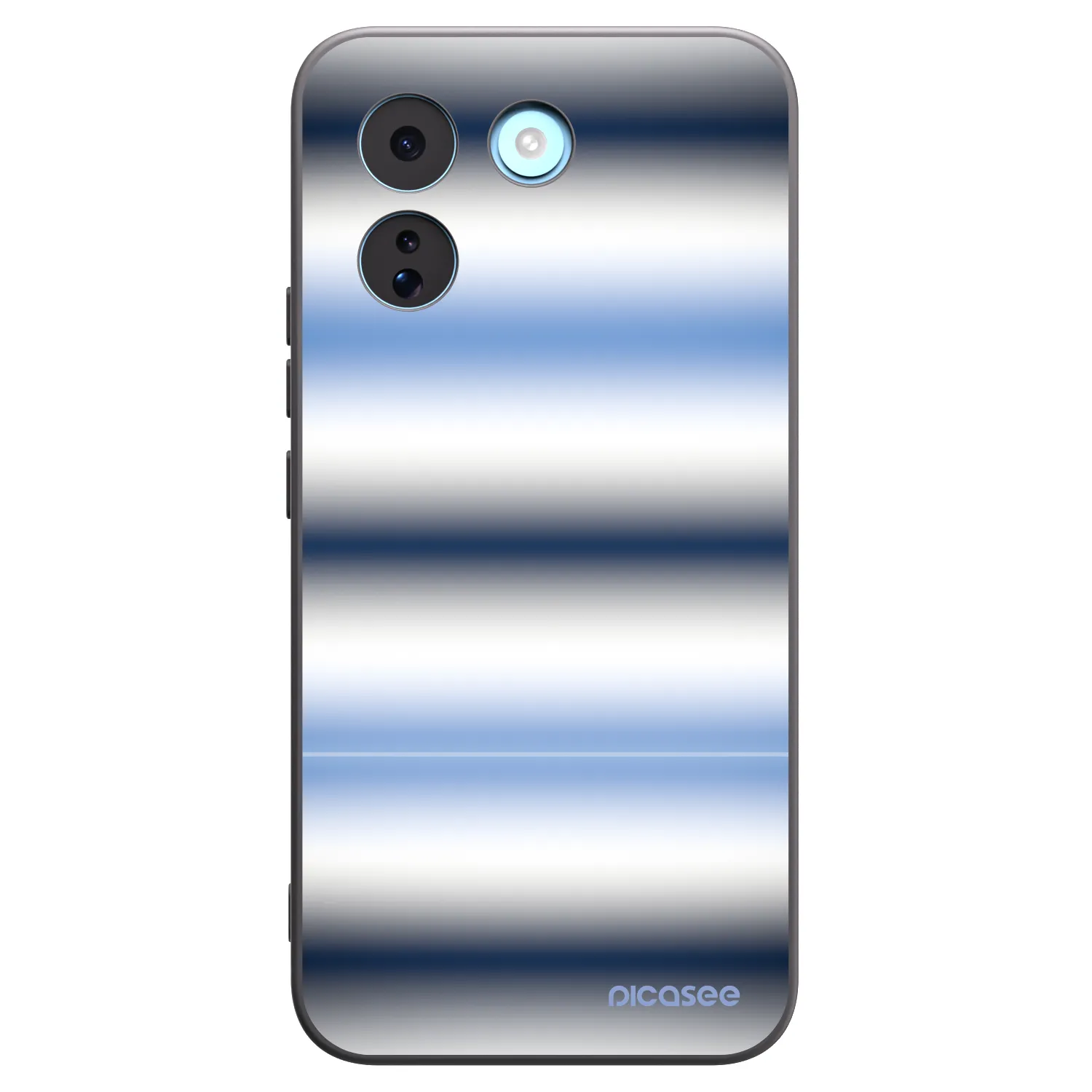 Picasee Μαύρη θήκη σιλικόνης για Xiaomi Redmi Note 17 Pro MAX 5G - Static Lines