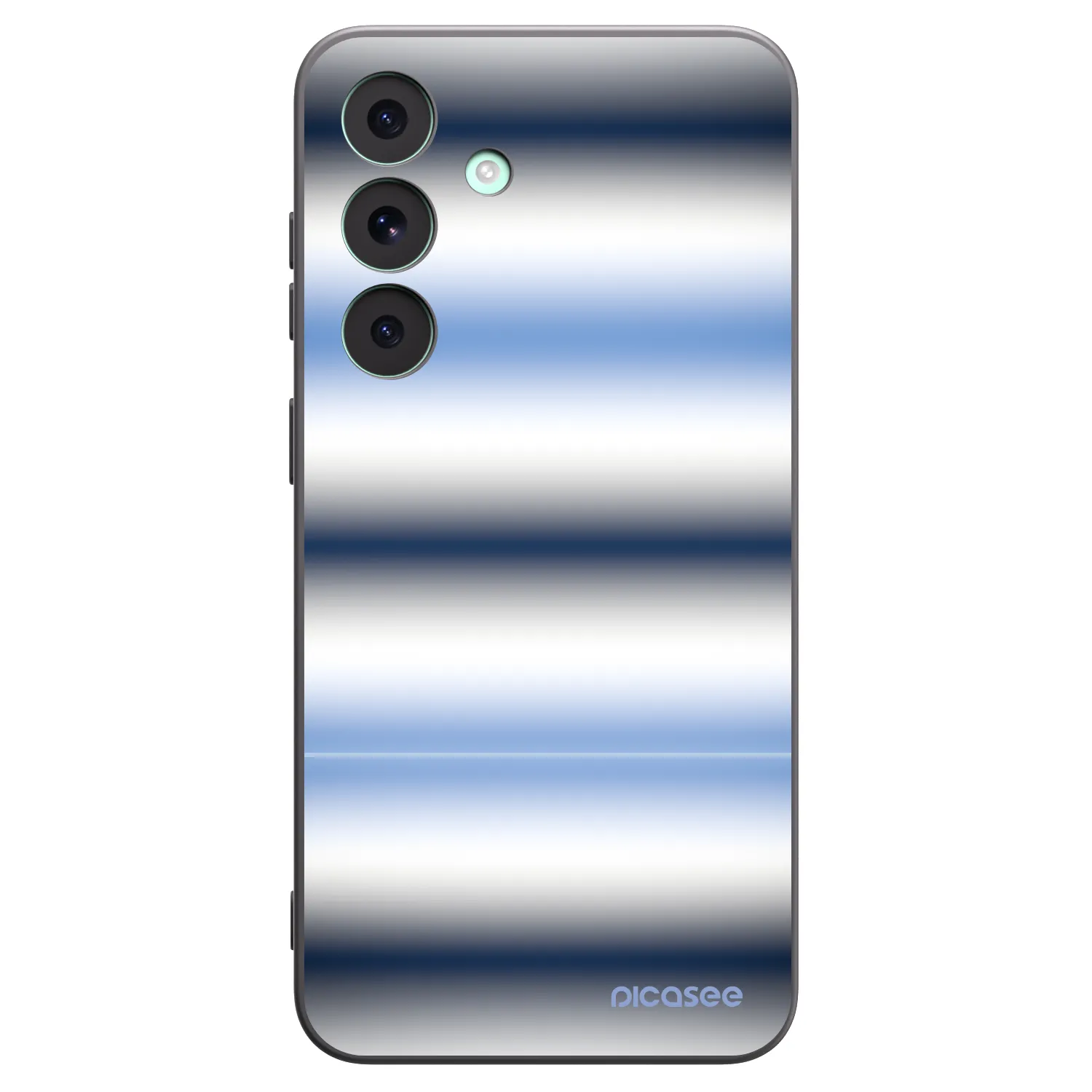 Picasee Μαύρη θήκη σιλικόνης για Samsung Galaxy S26 FE - Static Lines