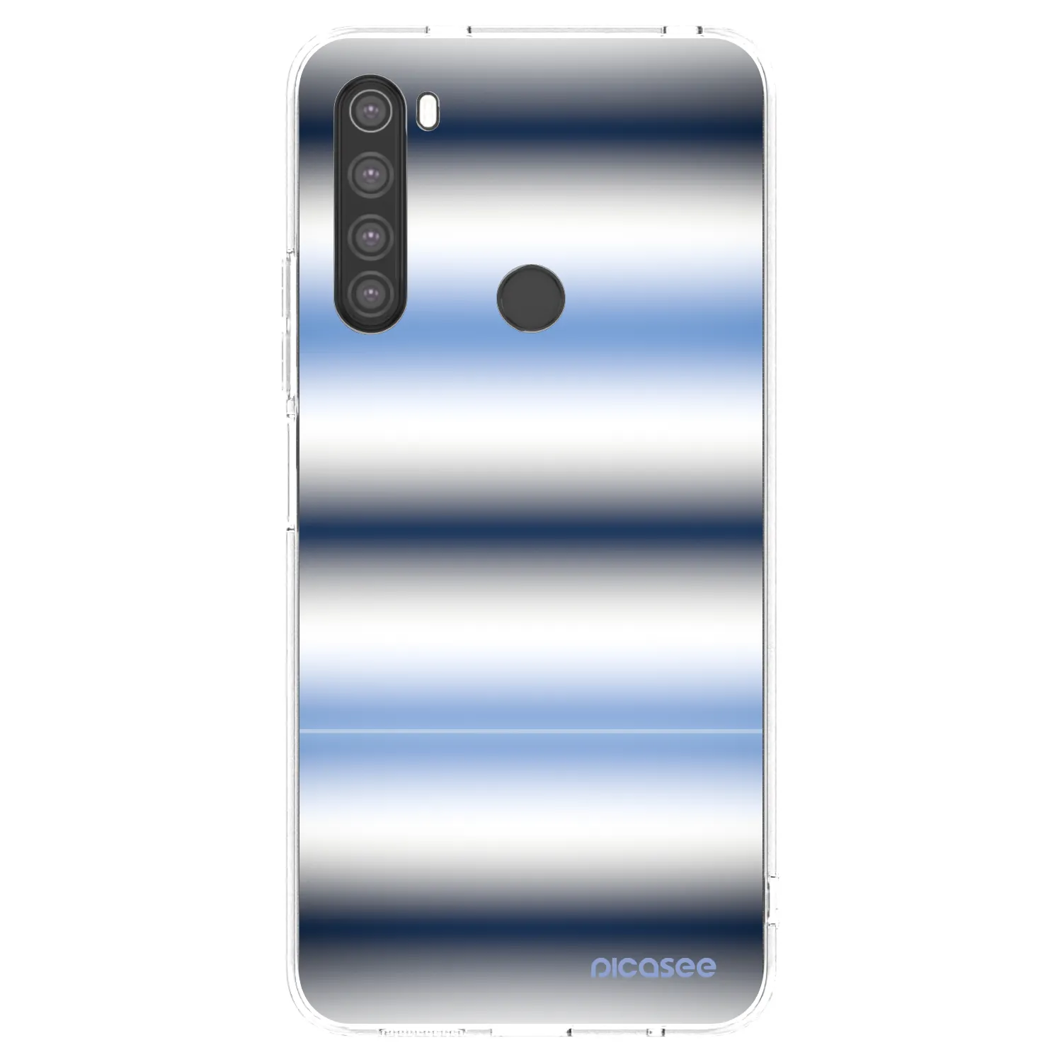 Picasee διαφανής θήκη σιλικόνης Xiaomi Redmi Note 8 - Static Lines