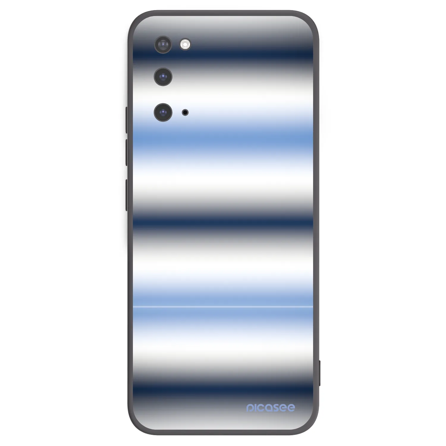 Picasee Μαύρη θήκη σιλικόνης για Samsung Galaxy S20 G980F - Static Lines