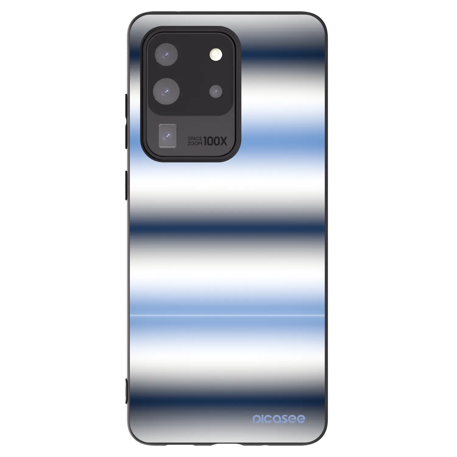Picasee Μαύρη θήκη σιλικόνης για Samsung Galaxy S20 Ultra 5G G988F - Static Lines