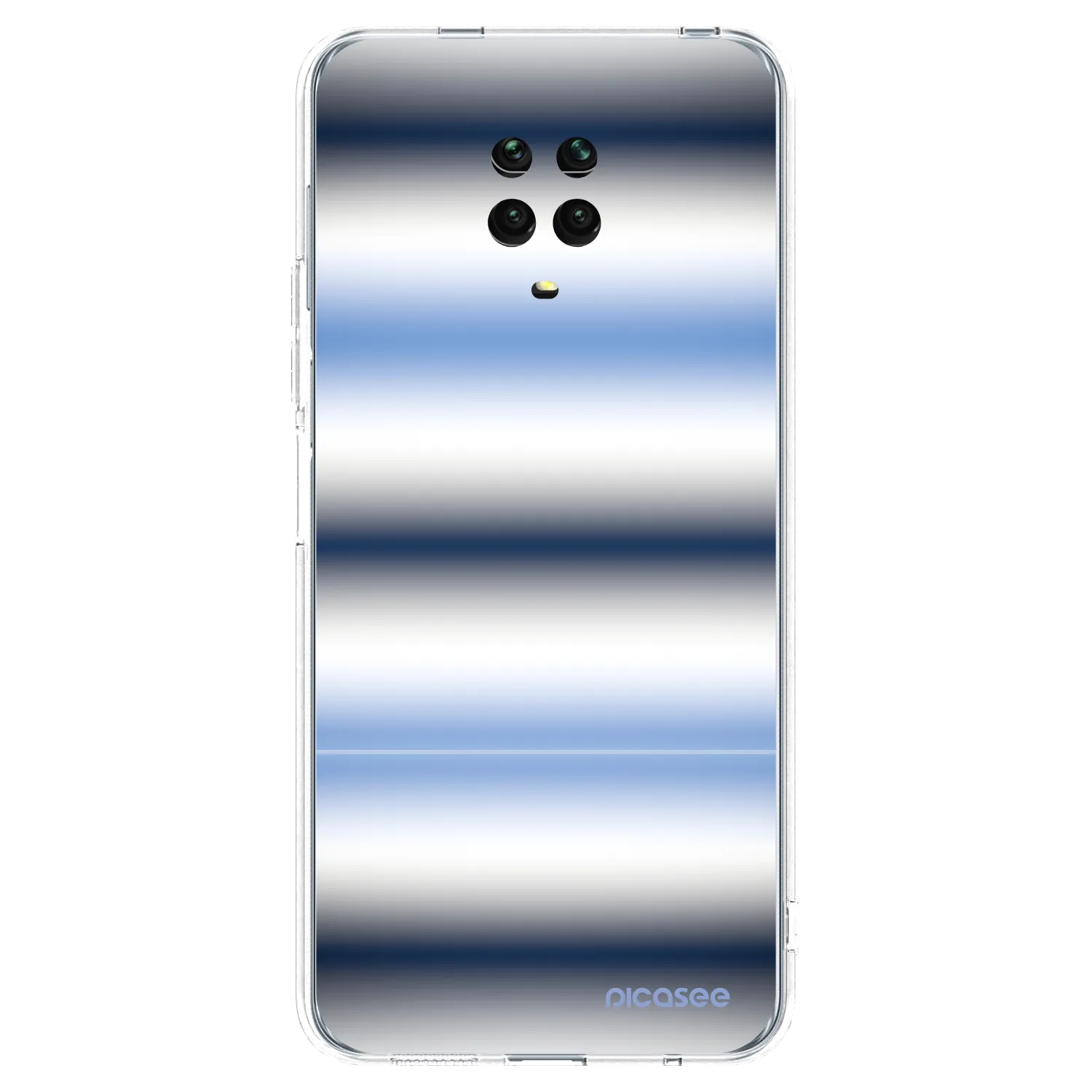 Picasee διαφανής θήκη σιλικόνης Xiaomi Redmi Note 9S - Static Lines