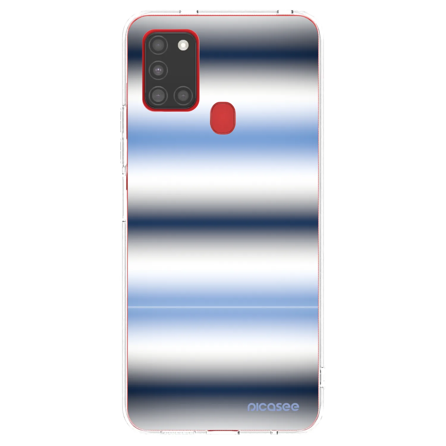 Picasee διαφανής θήκη σιλικόνης Samsung Galaxy A21s - Static Lines