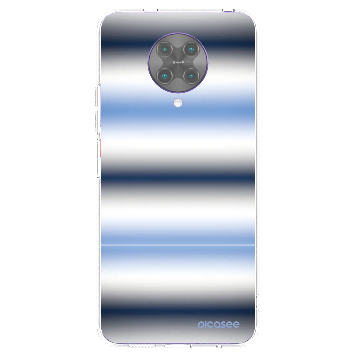Picasee διαφανής θήκη σιλικόνης Xiaomi Poco F2 Pro - Static Lines