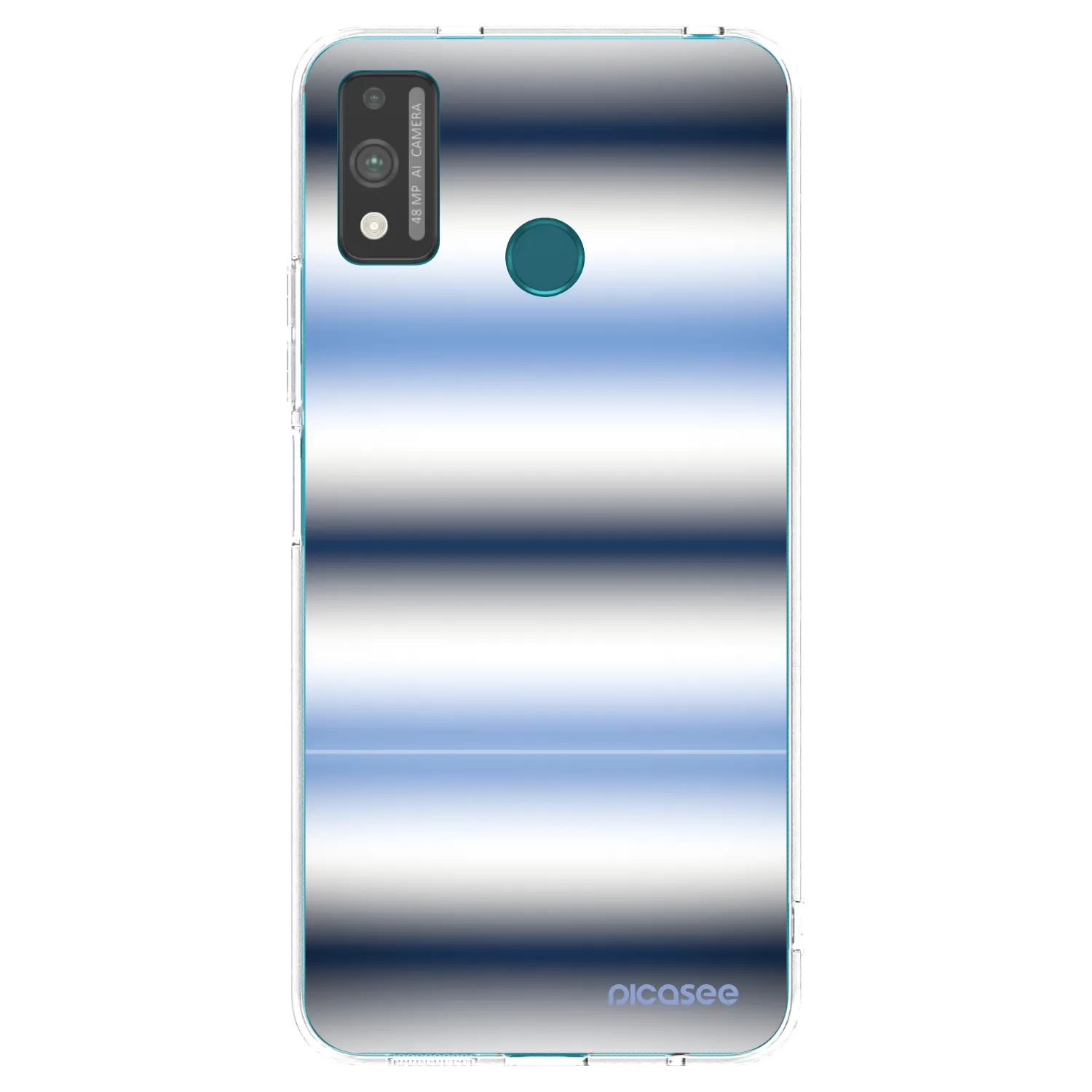 Picasee διαφανής θήκη σιλικόνης Honor 9X Lite - Static Lines