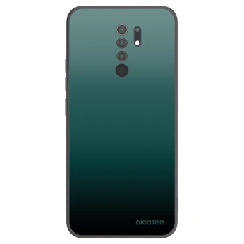 Picasee Μαύρη θήκη σιλικόνης για Xiaomi Redmi 9 - Verdant Fade