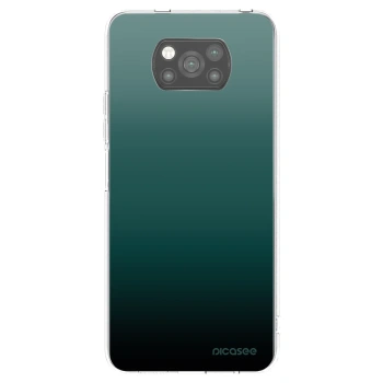 Picasee Μαύρη θήκη σιλικόνης για Xiaomi Poco X3 - Verdant Fade