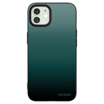 Picasee Μαύρη θήκη σιλικόνης για Apple iPhone 12 - Verdant Fade