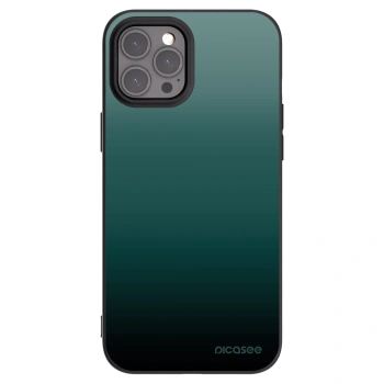 Picasee Μαύρη θήκη σιλικόνης για Apple iPhone 12 Pro Max - Verdant Fade