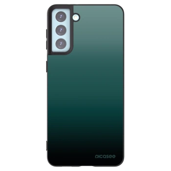 Picasee Μαύρη θήκη σιλικόνης για Samsung Galaxy S21+ 5G G996F - Verdant Fade