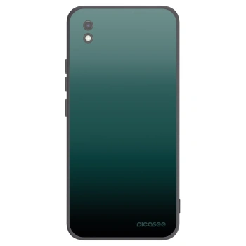 Picasee Μαύρη θήκη σιλικόνης για Xiaomi Redmi 9AT - Verdant Fade