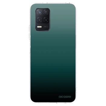 Picasee διαφανής θήκη σιλικόνης Realme 8 5G - Verdant Fade