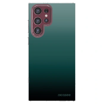 Picasee διαφανής θήκη σιλικόνης Samsung Galaxy S22 Ultra 5G - Verdant Fade