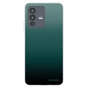 Picasee διαφανής θήκη σιλικόνης Vivo V23 5G - Verdant Fade