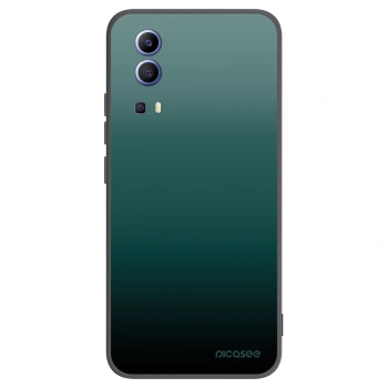 Picasee Μαύρη θήκη σιλικόνης για Vivo Y52 5G - Verdant Fade