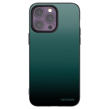 Picasee Μαύρη θήκη σιλικόνης για Apple iPhone 14 Pro Max - Verdant Fade