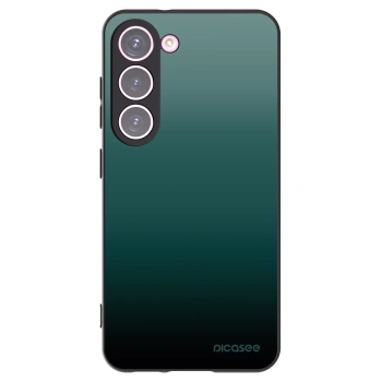 Picasee Μαύρη θήκη σιλικόνης για Samsung Galaxy S23 5G - Verdant Fade