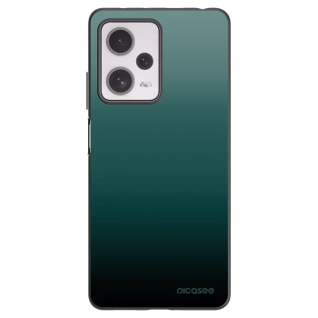 Picasee Μαύρη θήκη σιλικόνης για Xiaomi Redmi Note 12 Pro+ 5G - Verdant Fade