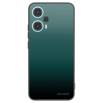Picasee Μαύρη θήκη σιλικόνης για Xiaomi Poco F5 - Verdant Fade