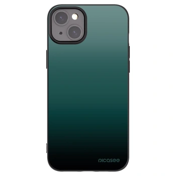 Picasee Μαύρη θήκη σιλικόνης για Apple iPhone 15 Plus - Verdant Fade