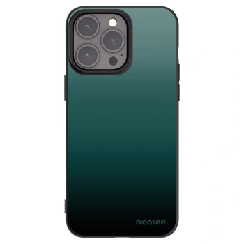 Picasee Μαύρη θήκη σιλικόνης για Apple iPhone 15 Pro Max - Verdant Fade