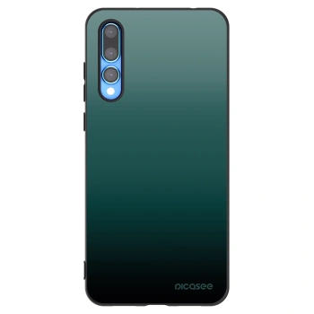 Picasee Μαύρη θήκη σιλικόνης για Huawei P20 Pro - Verdant Fade