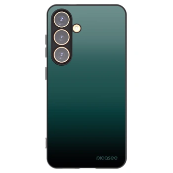Picasee Μαύρη θήκη σιλικόνης για Samsung Galaxy S24 S921B 5G - Verdant Fade