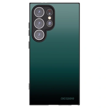 Picasee Μαύρη θήκη σιλικόνης για Samsung Galaxy S24 Ultra S928B 5G - Verdant Fade