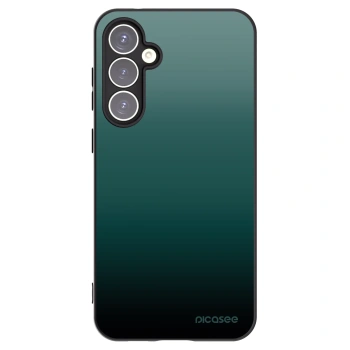 Picasee Μαύρη θήκη σιλικόνης για Samsung Galaxy S23 FE S711B - Verdant Fade