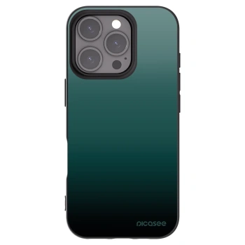 Picasee Μαύρη θήκη σιλικόνης για Apple iPhone 16 Pro - Verdant Fade