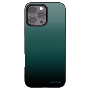 Picasee Μαύρη θήκη σιλικόνης για Apple iPhone 16 Pro Max - Verdant Fade