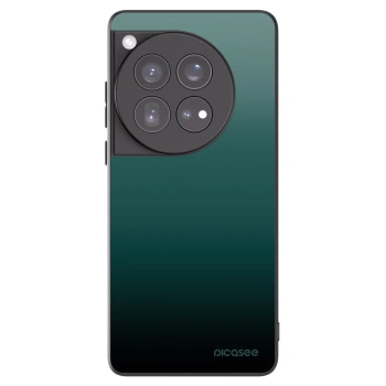 Picasee Μαύρη θήκη σιλικόνης για OnePlus 12 5G - Verdant Fade
