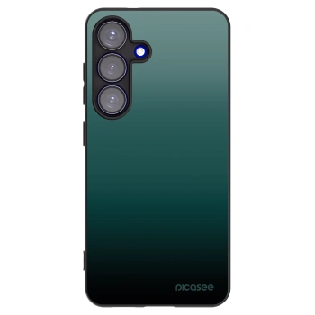 Picasee Μαύρη θήκη σιλικόνης για Samsung Galaxy S25 5G - Verdant Fade