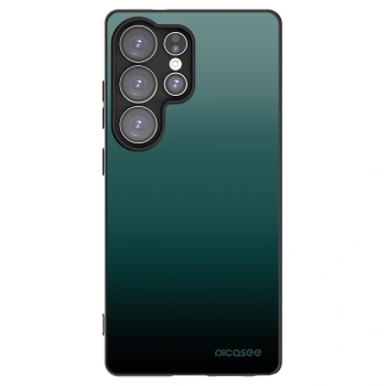 Picasee Μαύρη θήκη σιλικόνης για Samsung Galaxy S25 Ultra 5G - Verdant Fade