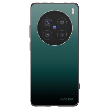 Picasee Μαύρη θήκη σιλικόνης για Vivo X200 Pro - Verdant Fade