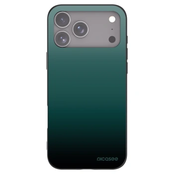 Picasee Μαύρη θήκη σιλικόνης για Apple iPhone 17 Pro Max - Verdant Fade