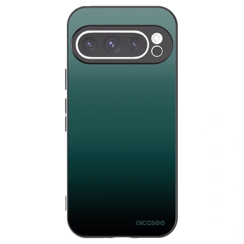 Picasee Μαύρη θήκη σιλικόνης για Google Pixel 9 Pro XL - Verdant Fade