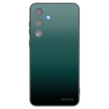 Picasee Μαύρη θήκη σιλικόνης για Samsung Galaxy S25 FE 5G - Verdant Fade