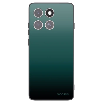 Picasee Μαύρη θήκη σιλικόνης για Motorola Edge 60 Fusion - Verdant Fade